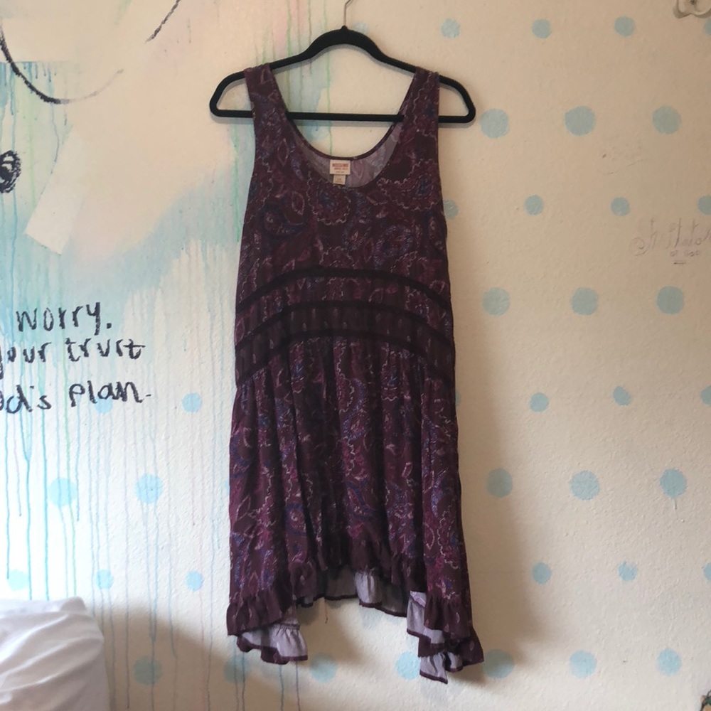 NWOT large mossimo frilly dress